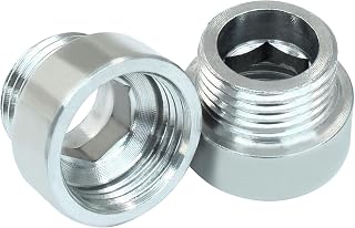 Rierdge 2-Pack 10mm Stainless Steel Shower Head Extension Arm - Rust-Proof 1/2" Male to Female Threads for Easy Bathroom Upgrade