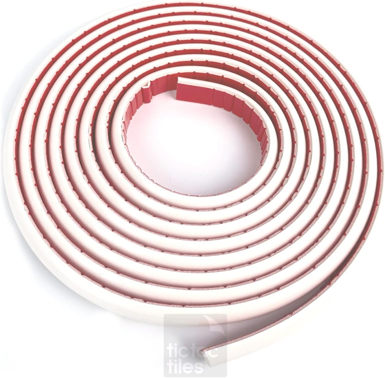 Tic Tac Tiles 9.84 Ft Peel and Stick Trim for Backsplash Tile Edge Self