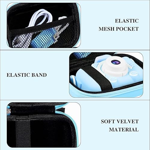 Miniatura 58 de Leayjeen Funda para cámara infantil compatible con OUTUVAS/Goopow/Mgaolo/HOOMOON/Juguetes de cámara para niños y videocámara digital para niños