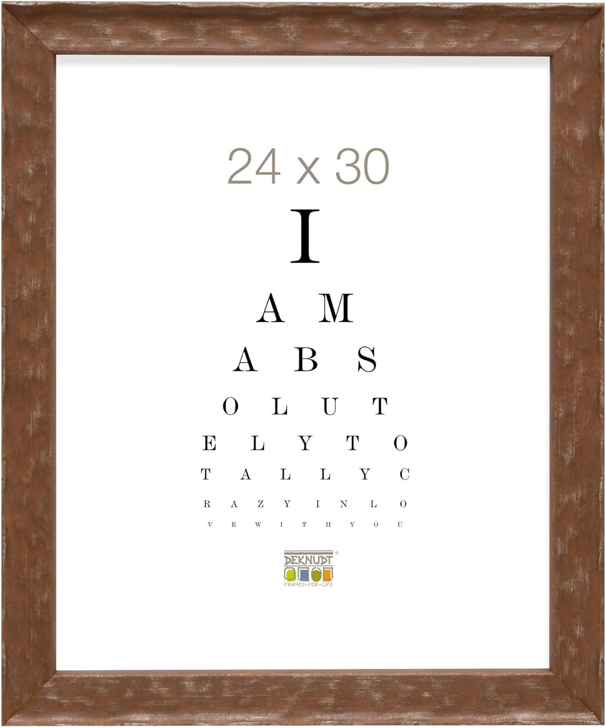 Deknudt S46HF3_30.0x40.0 Wooden Photo Frame 30 x 40 cm Brown