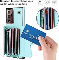 Vista 3 de Funda para Samsung Galaxy Note 20 de 6.7 pulgadas, bandolera con correa de hombro, funda protectora de moda para Galaxy Note 20 (azul)