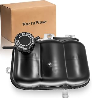 PartsFlow Coolant Reservoir Tank W/Cap Compatible With 2002-2003 Dodge Ram 1500 & 2003 Ram 2500 3500 5072602AA 603-487 5072602AB