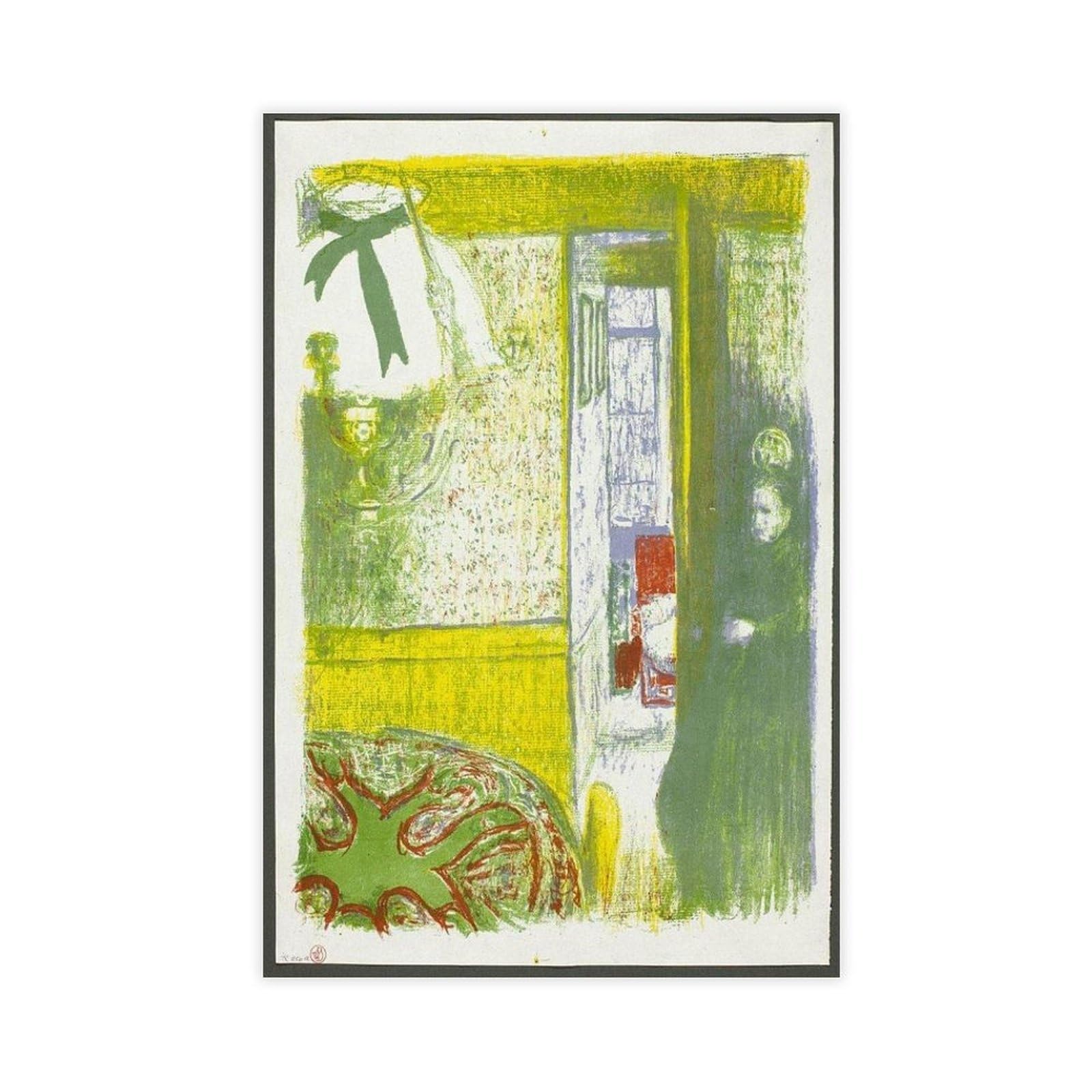 HEYANM Pierre Bonnard Poster，Landing Stage Art Canvas Poster Bedroom Office Room Decor Gift Unframe 16x24inch