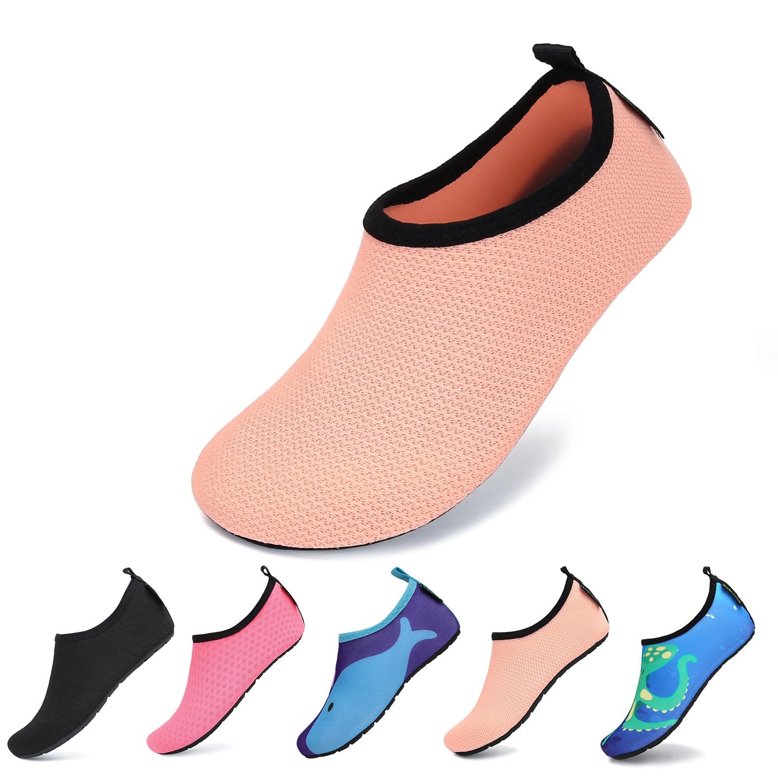 SAGUARO Zapatos de Agua Niños Verano Secado Rápido Aqua Calzado Ligeros Transpirable Zapatillas Snorkel Bucear Swim Piscina Playa Yoga