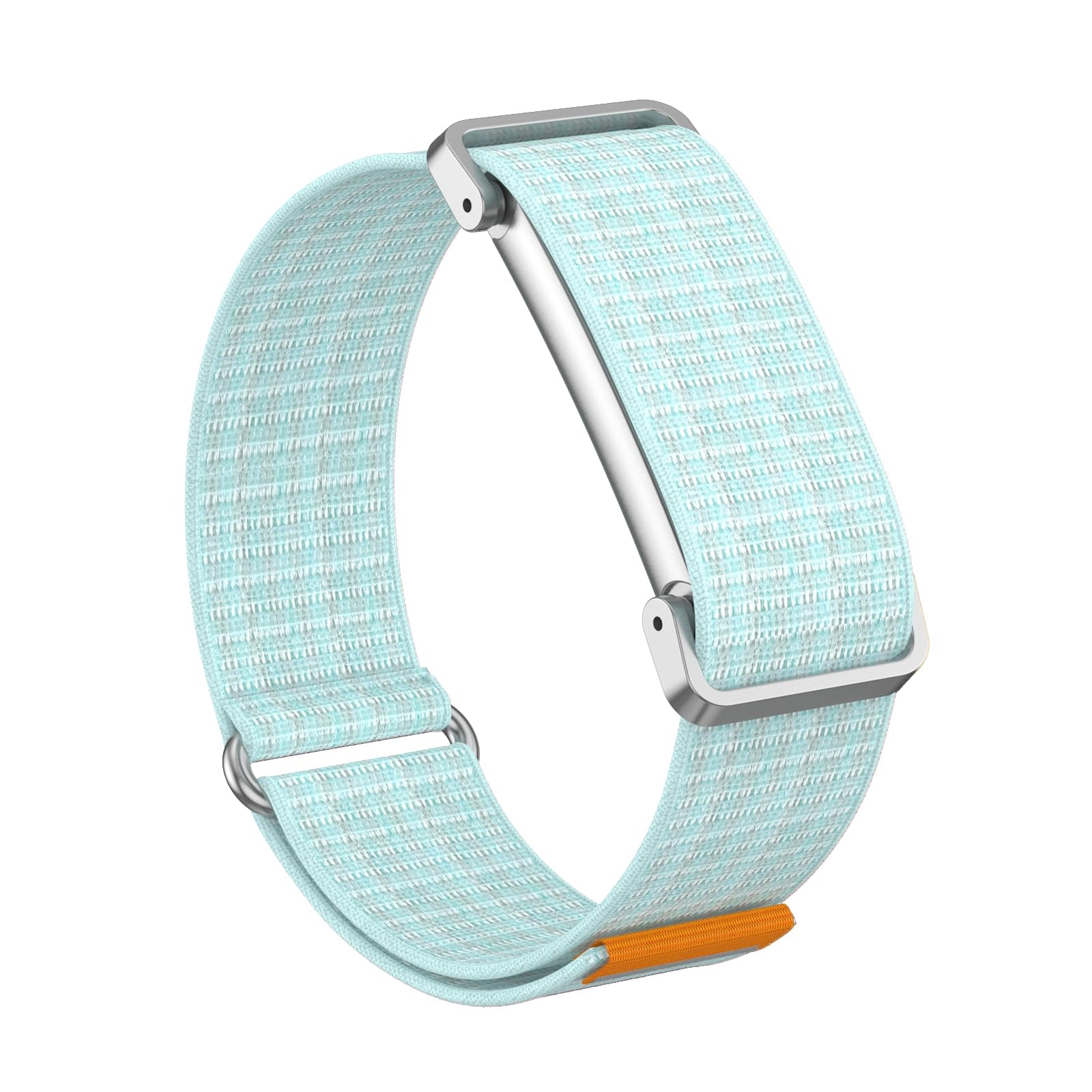 Nylon Sport Replacement Watch Strap for Google Fitbit Air, Adjustable Hook Ring Wrist Band with Quick Release Metal Frame for Gym Workout Outdoor Sports Daily Wear