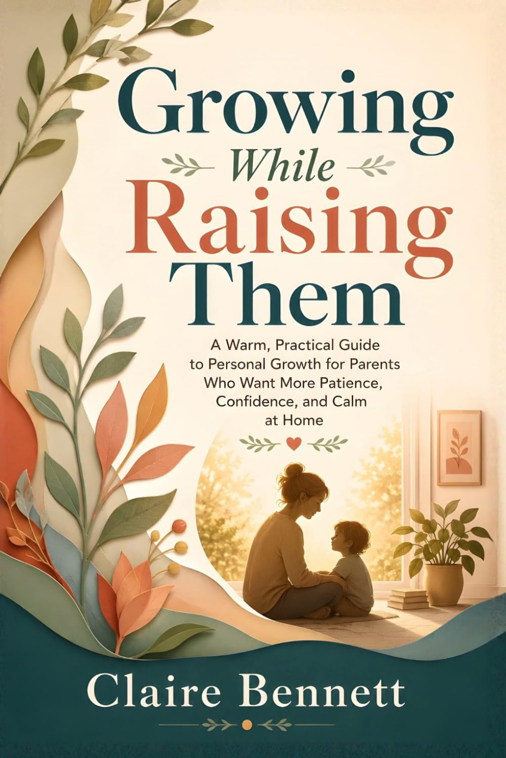 Growing While Raising Them: A Warm, Practical Guide to Personal Growth for Parents Who Want More Patience, Confidence, and Calm at Home