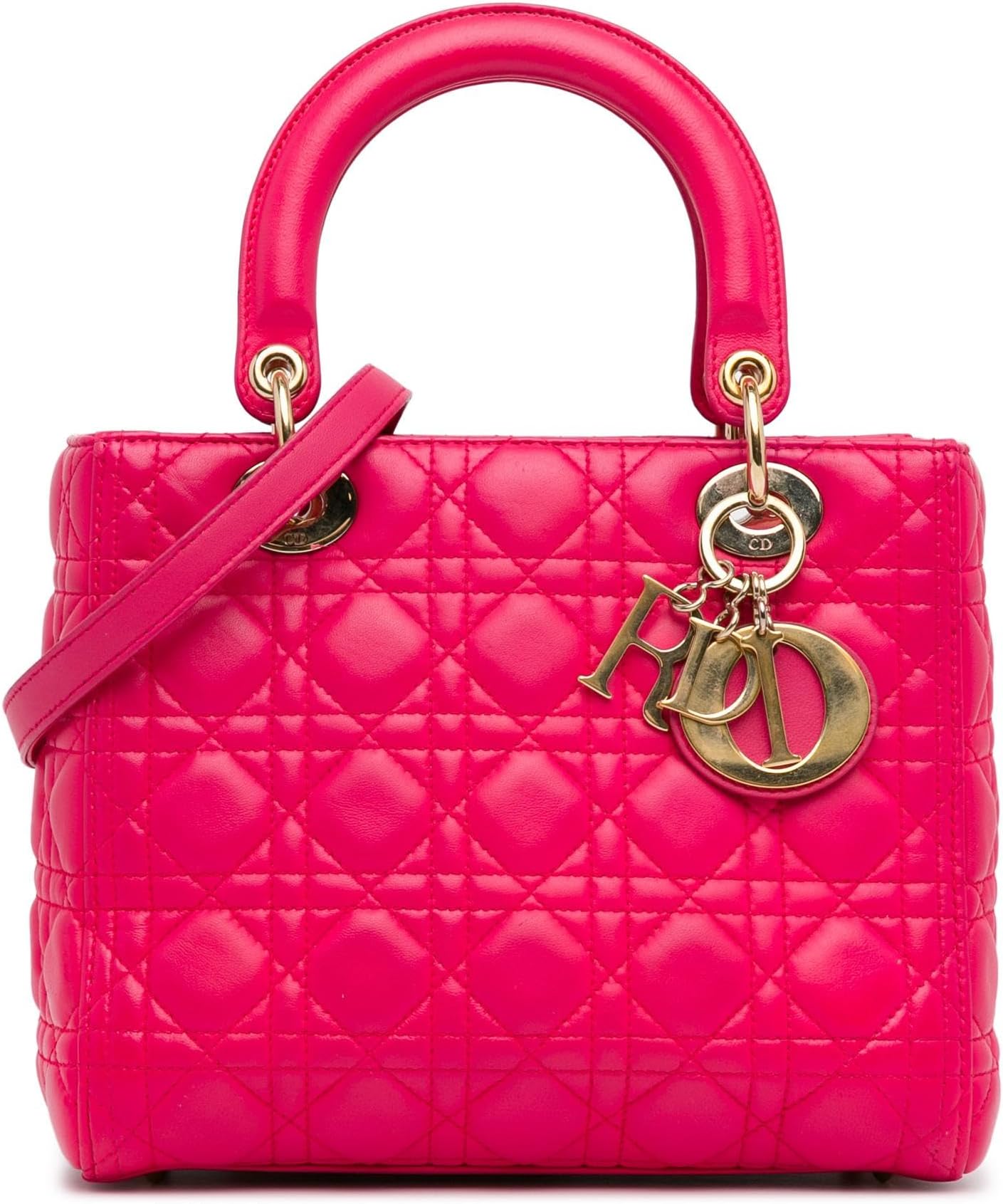 Dior Pre-loved Pink Medium Lady