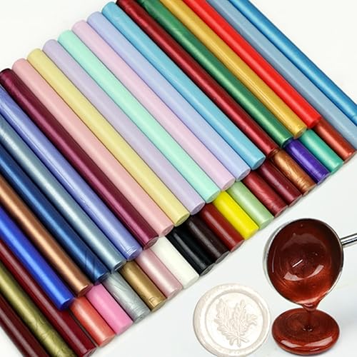 Miniatura 3 de 40 barras de sellado de cera morada, pistola de pegamento, varillas de sellado de cera morada para sello de cera, invitaciones de boda, sellado de