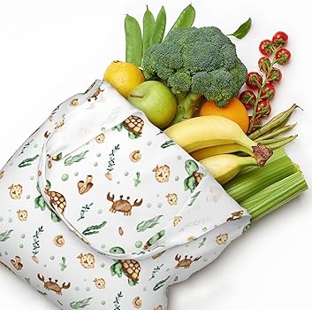 Amazon | [COOLEAD] 亀柄 海亀 ウミガメ エコバッグ