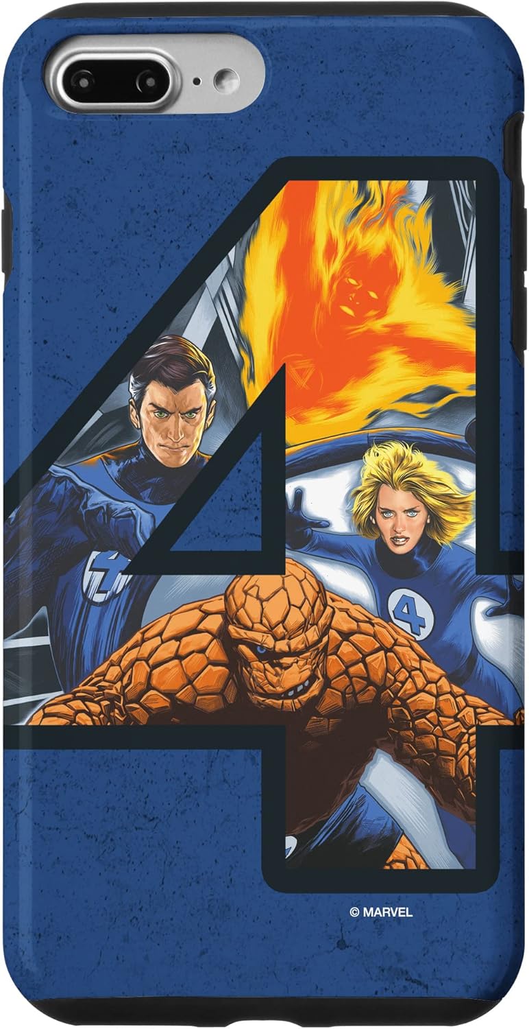 iPhone 7 Plus/8 Plus Marvel Fantastic Four 4 Super Hero Team Case