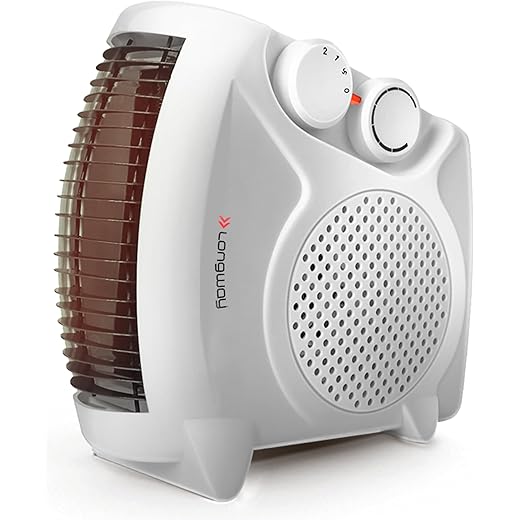 Longway Hot Max 2000W/1000W Fan Room Heater ISI Approved Ove