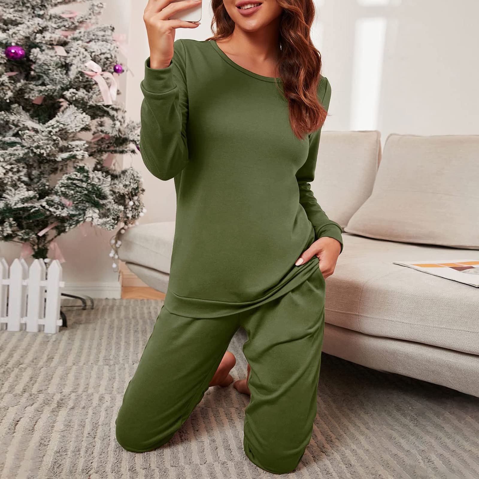 Conjunto de pijama de algodón para mujer, conjunto de pijama para mujer y verano de algodón impreso, Sleepwear Home And Casual, Sleepwear Tejido gofrado suave, ropa cómoda y fácil de llevar, ropa