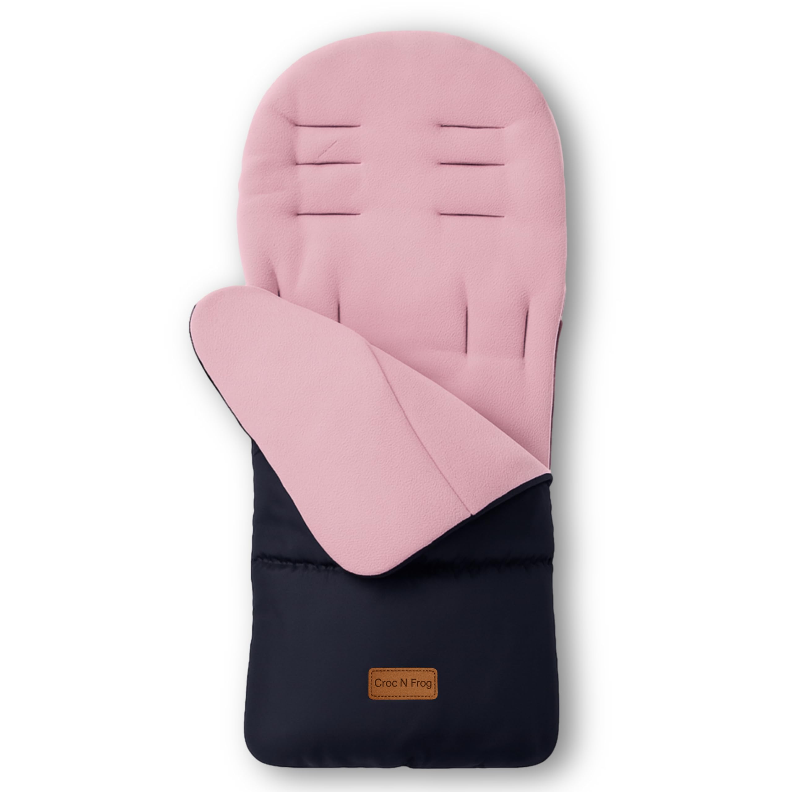 CrocnFrog Universal Baby Bunting Footmuff - Cosy Toes Fit Toddler Foot Muff for Stroller,Buggy,Pushchair & Pram Footmuffs Comes with Warm and Soft Polar Fleece Water & Wind Proof to Protect Infant