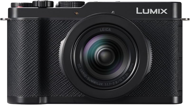 Cámara compacta premium LUMIX L10 con lente zoom Leica DC Vario SUMMILUX F1.7-2.8 de 24-75 mm, 20,4 MP, poca luz, seguimiento AI, visor OLED, LUT en tiempo real, cuerpo de metal, transporte diario, DC-L10 negro | Zoom Leica DC Vario SUMMILUX F1.7-2.8 de 24-75 mm, visor OLED, seguimiento AI, 20,4 MP