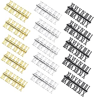 Artibetter 15 Juegos De Números Romanos De Reloj Accesorios De Reloj 2cm Romanos y Árabes Diy 3 Colores