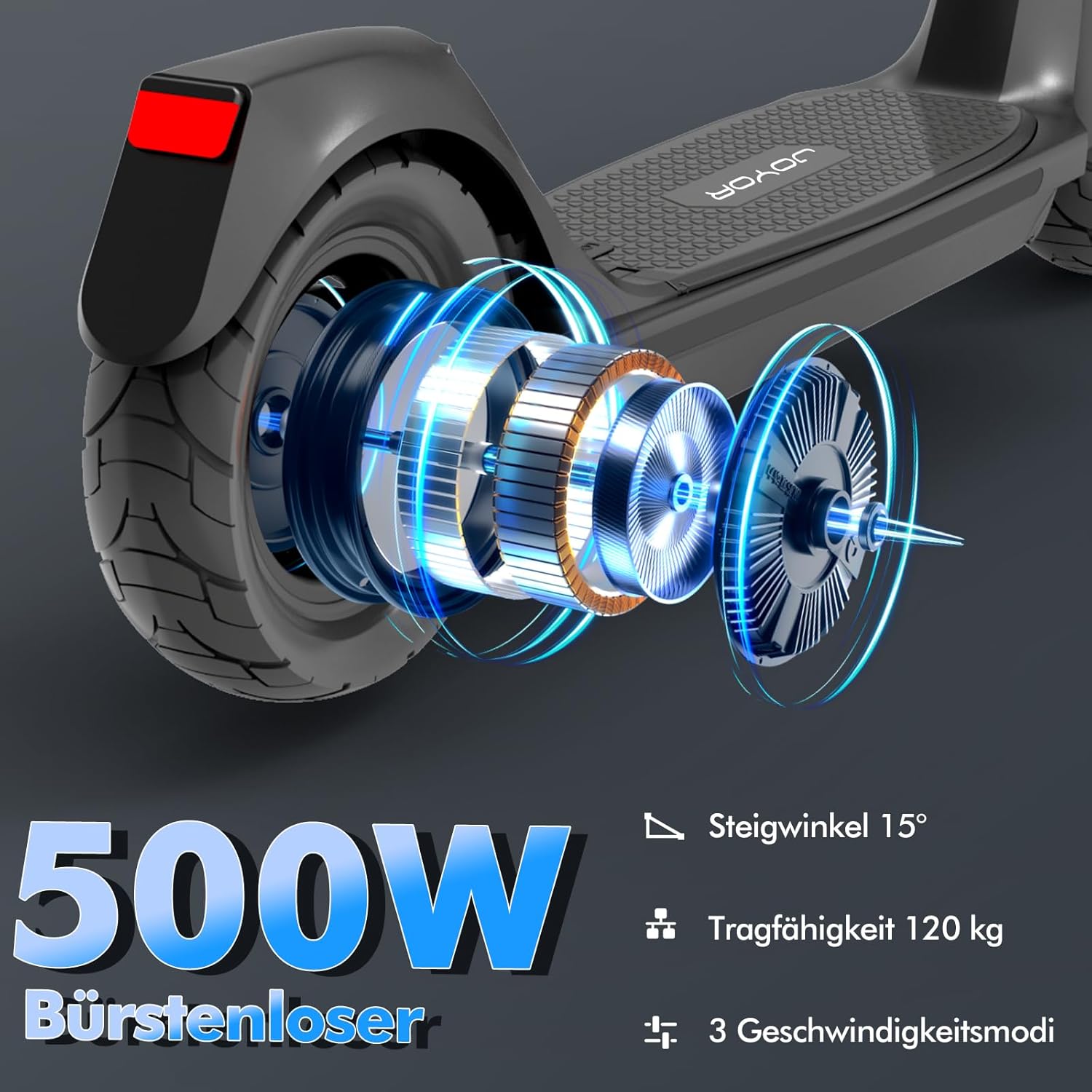 Motor tanpa sikat 500W ti JOYOR C10E