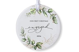 2024 Our First Christmas Engaged Ornament: A Cherished Keepsake for Your Special Day