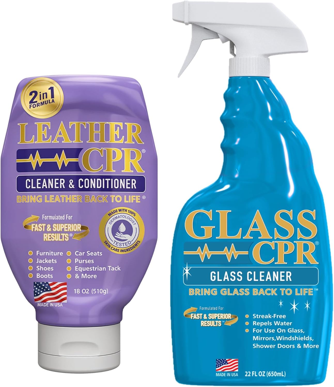 Leather CPR 18oz + Glass CPR 22oz