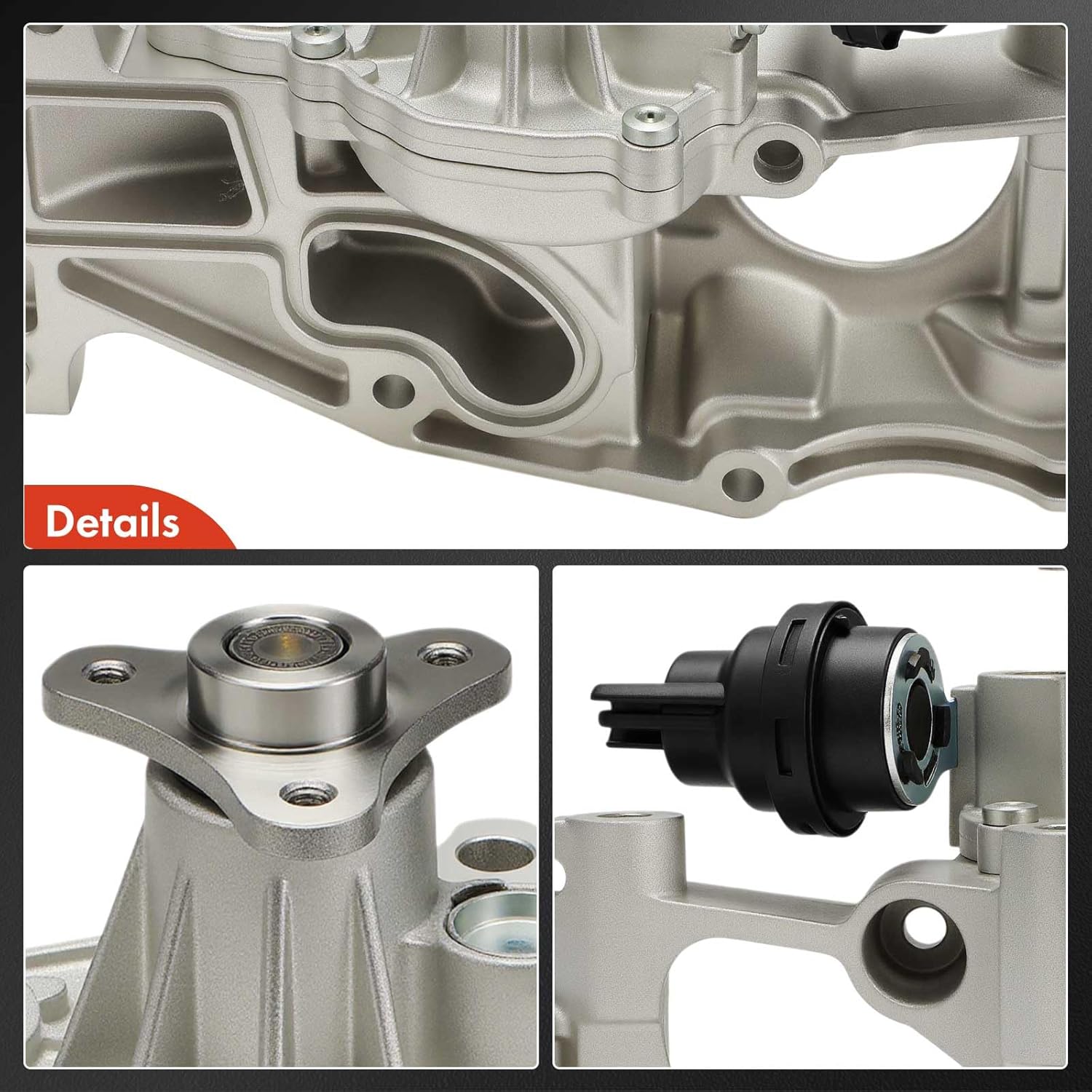 A-Premium Engine Water Pump with Seal Compatible with BMW 330i GT xDrive/530i xDrive 2017-2019, 330i xDrive 2017-2018, X3 2018-2019, 430i xDrive Gran Coupe, 230i 430i xDrive, X4, 230i