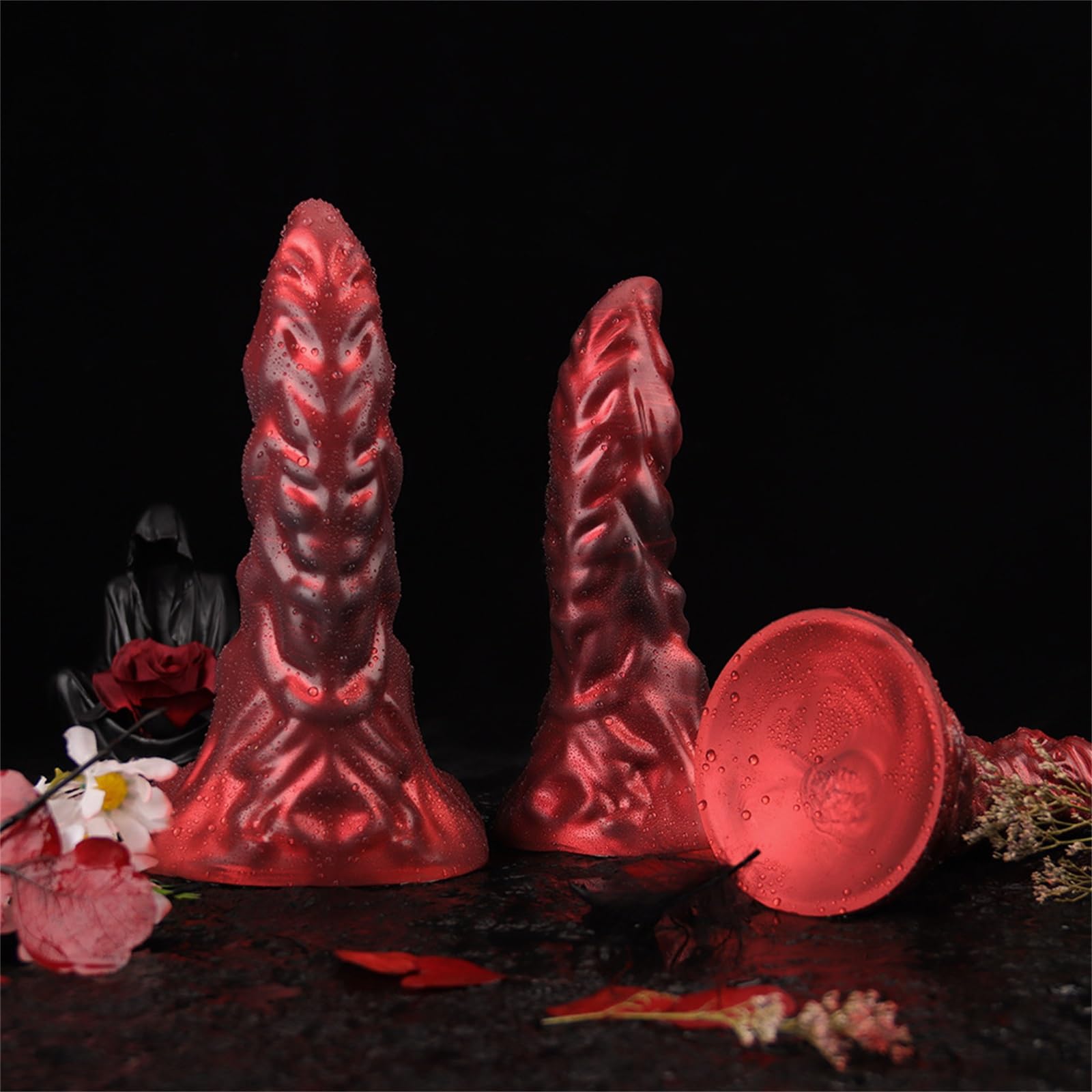Silikon Dragon Dildo Xxl Fantasy Dildo Analdehner for MäNner Weich Monster Analdilo xxl Anal Dildo Drachen Dildos Animal Knot Alien Dildo Groß Sextoys Analdildos Analspielzeuge for Frauen Männer(L)