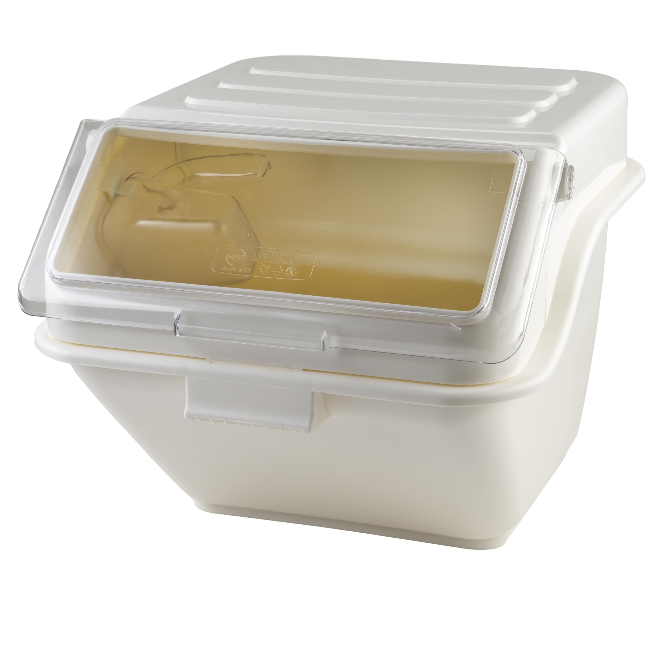 Winco IB-10S Stackable 10 Gallon Ingredient Bin Beige