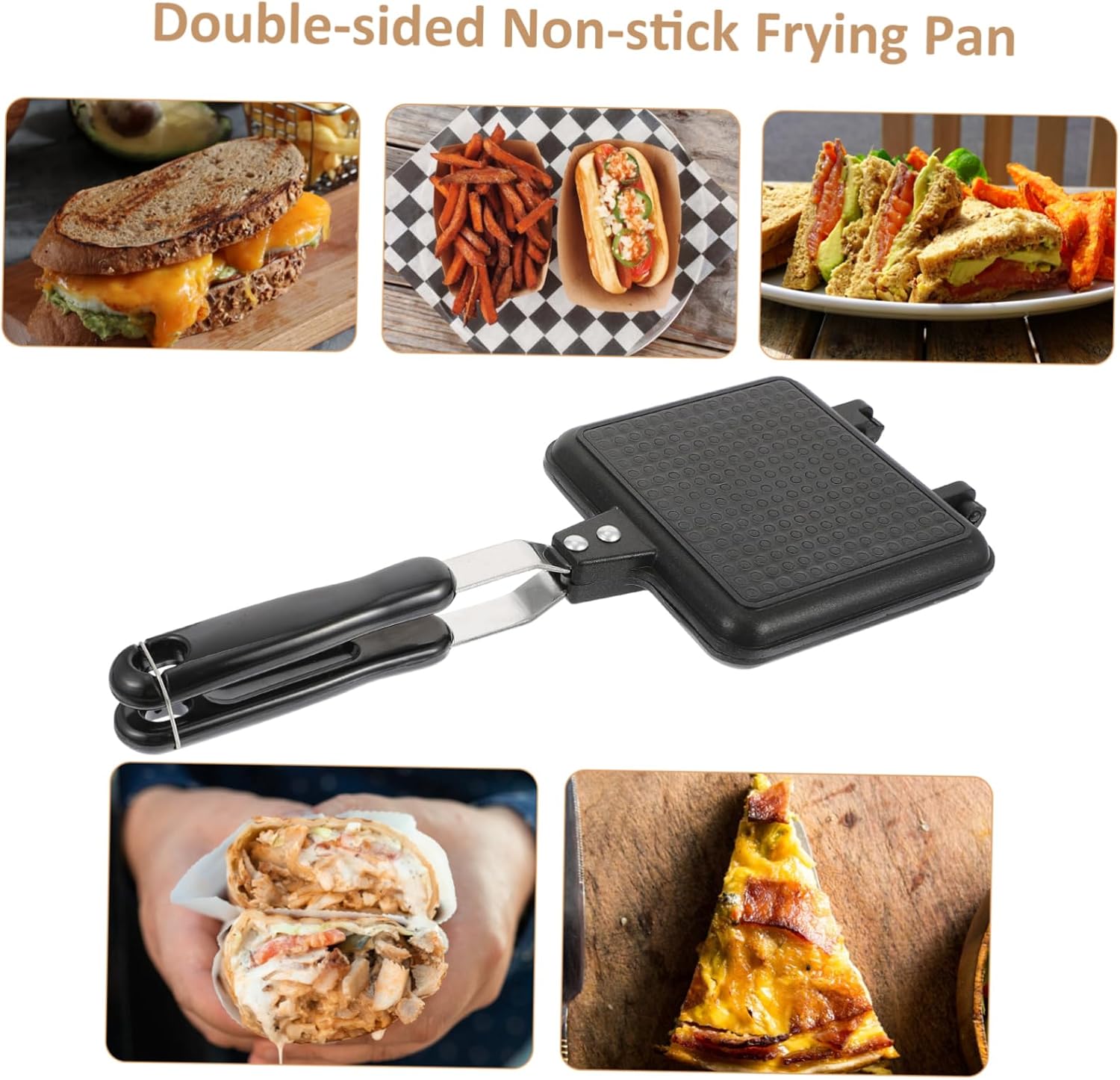 Aluminum Non-stick Sandwich Baking Pan Loaf Pan Frying Baking Non-stick Nonstick