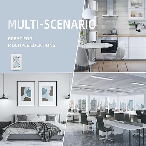 Miniatura 8 de Cubierta de interruptor de luz de hoja de eucalipto verde, cubierta de interruptor de luz de 1 banda, cubierta decorativa de pared para receptáculo,