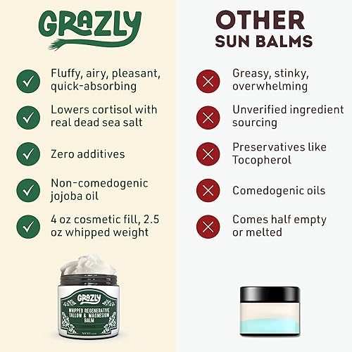 Miniatura 7 de Sarga de ternera batida para piel con magnesio del mar muerto, miel de manuka, aceite de jojoba y vainilla, bálsamo de ternera alimentada con pasto,