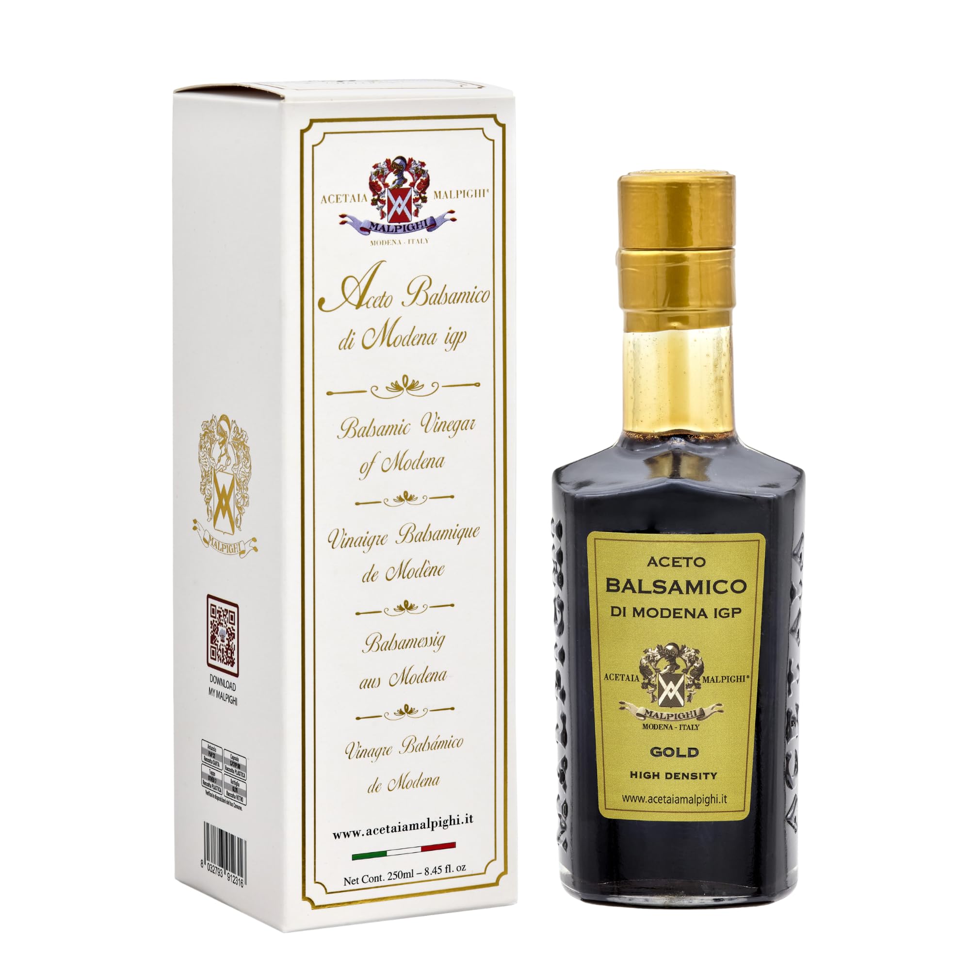 Acetaia Malpighi Modenaバルサミコ酢 100ml Amazon.com : Acetaia Malpighi Balsamic Vinegar of Modena Gold