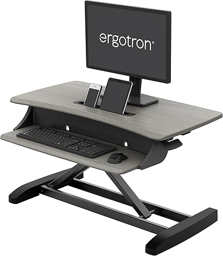 Escritorio Ergotron WorkFit-Z Mini ajustable, color gris