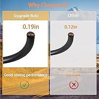 Vista 2 de Junta tórica de goma mejorada para evitar fugas, compatible con tapa de tanque de combustible de camión Peterbilt, juntas de anillo de tapa