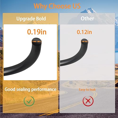 Miniatura 2 de Junta tórica de goma mejorada para evitar fugas, compatible con tapa de tanque de combustible de camión Peterbilt, juntas de anillo de tapa de