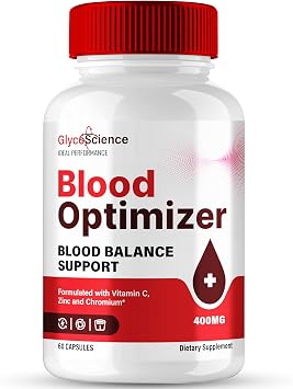 GlycoScience Blood Optimizer Capsules, Glyco Science Advanced Blood Formula Supplement Pills - Maximum Strength, All Natural Healthy Circulation & Stable Levels, GlycoScience Reviews 60 Capsules