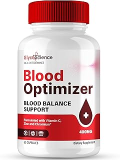 GlycoScience Blood Optimizer Capsules, Glyco Science Advanced Blood Formula Supplement Pills - Maximum Strength, All Natural Healthy Circulation & Stable Levels, GlycoScience Reviews (60 Capsules)