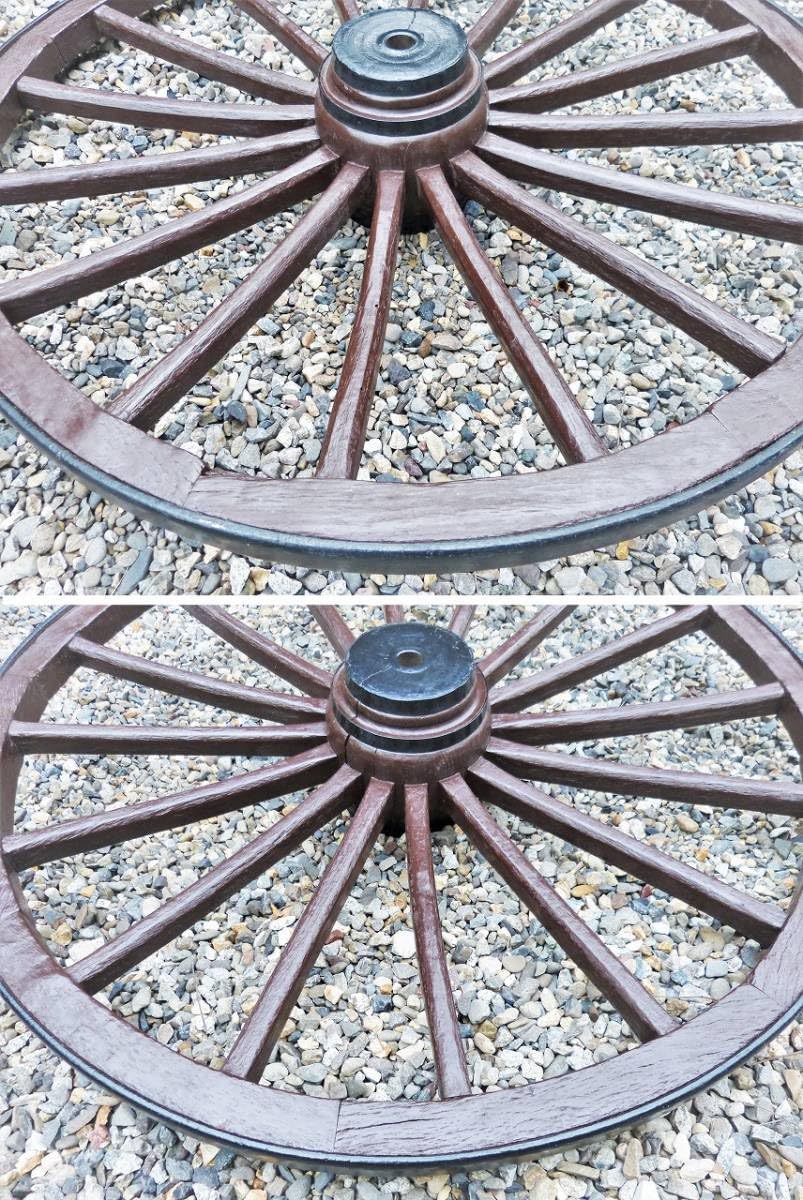 古い車輪 大八車 木製 鉄製 レトロ アンティーク 90cm (1輪のみ) Yahoo!オークション -「大八車 車輪」の落札相場・落札価格
