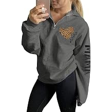 Women Mama Life Zip Up Sweatshirt Jacket High Collar Quarter 1/4 Zip Coat