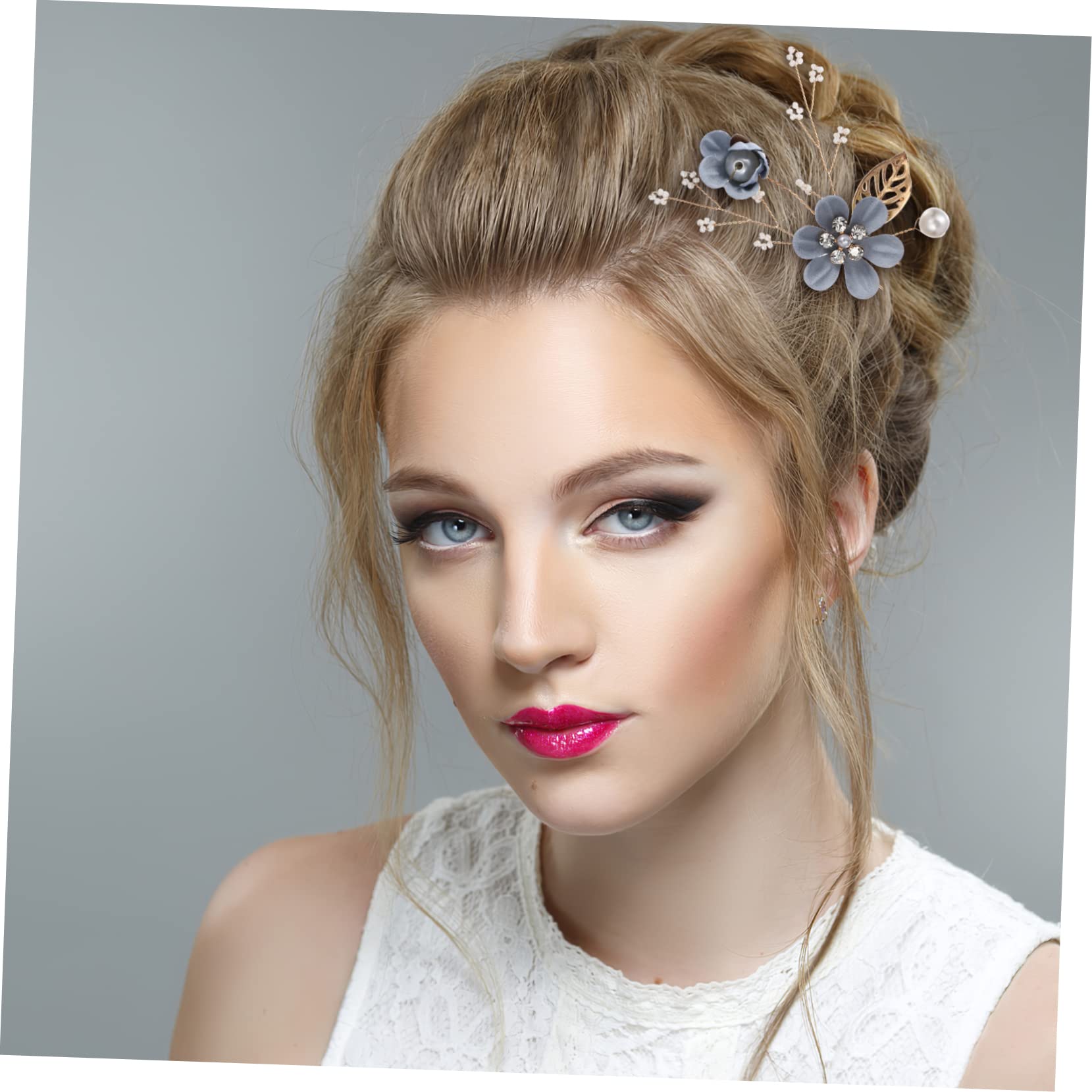 Didiseaon 6 Ensembles Épingle à cheveux pinces cheveu hairpin barbir accessoires de cheveux de demoiselle d'honneur casque de mariée peigne pince à cheveux accessoires de cheveux de fleurs