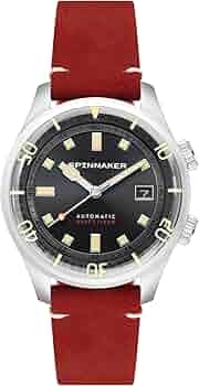 ヴィンテージハンドミラー(イングランド) Amazon.com: Spinnaker Men's 42mm Bradner Automatic Ink Black Watch