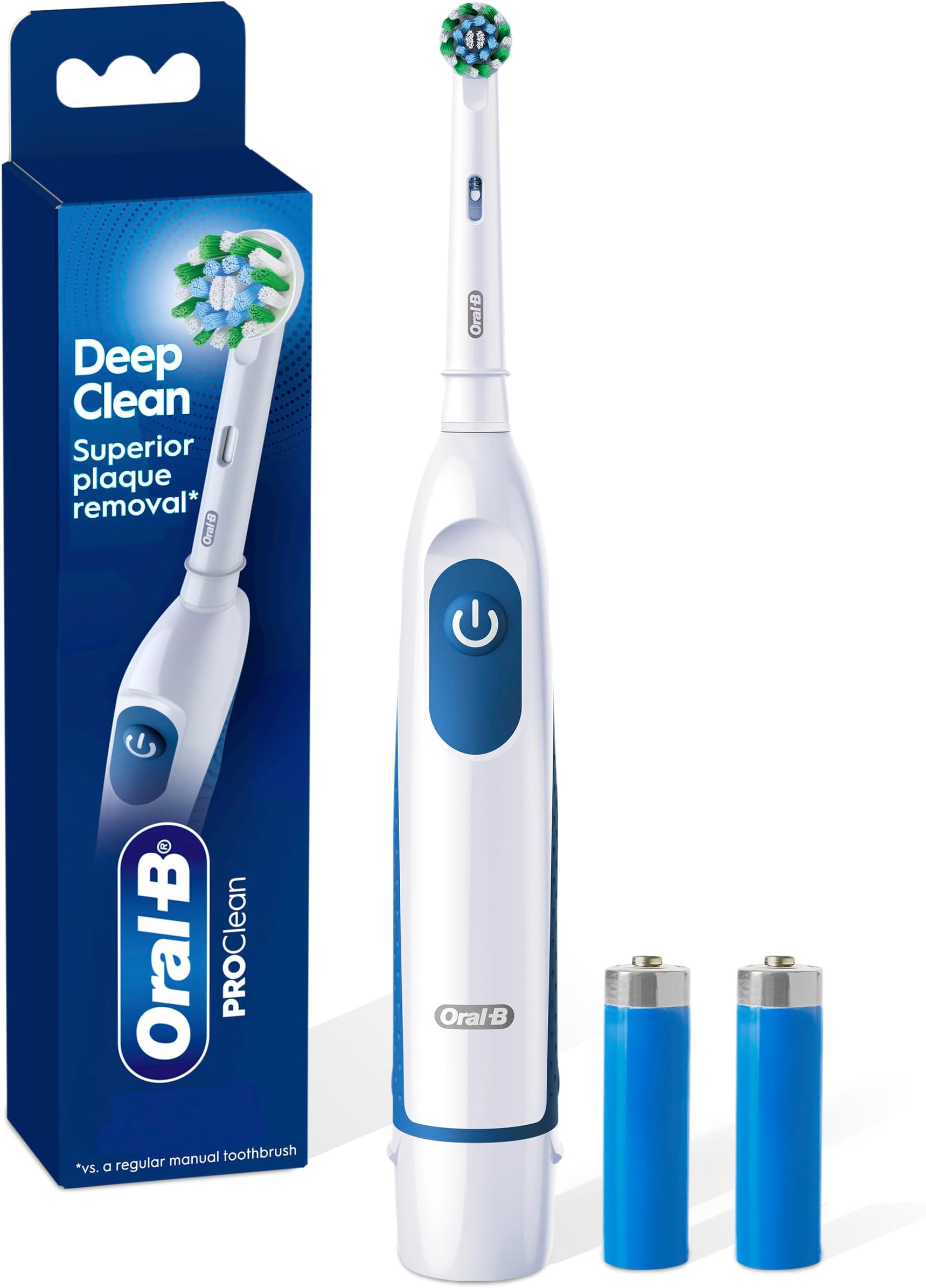 Pro 100 3D White, Battery Toothbrush, White