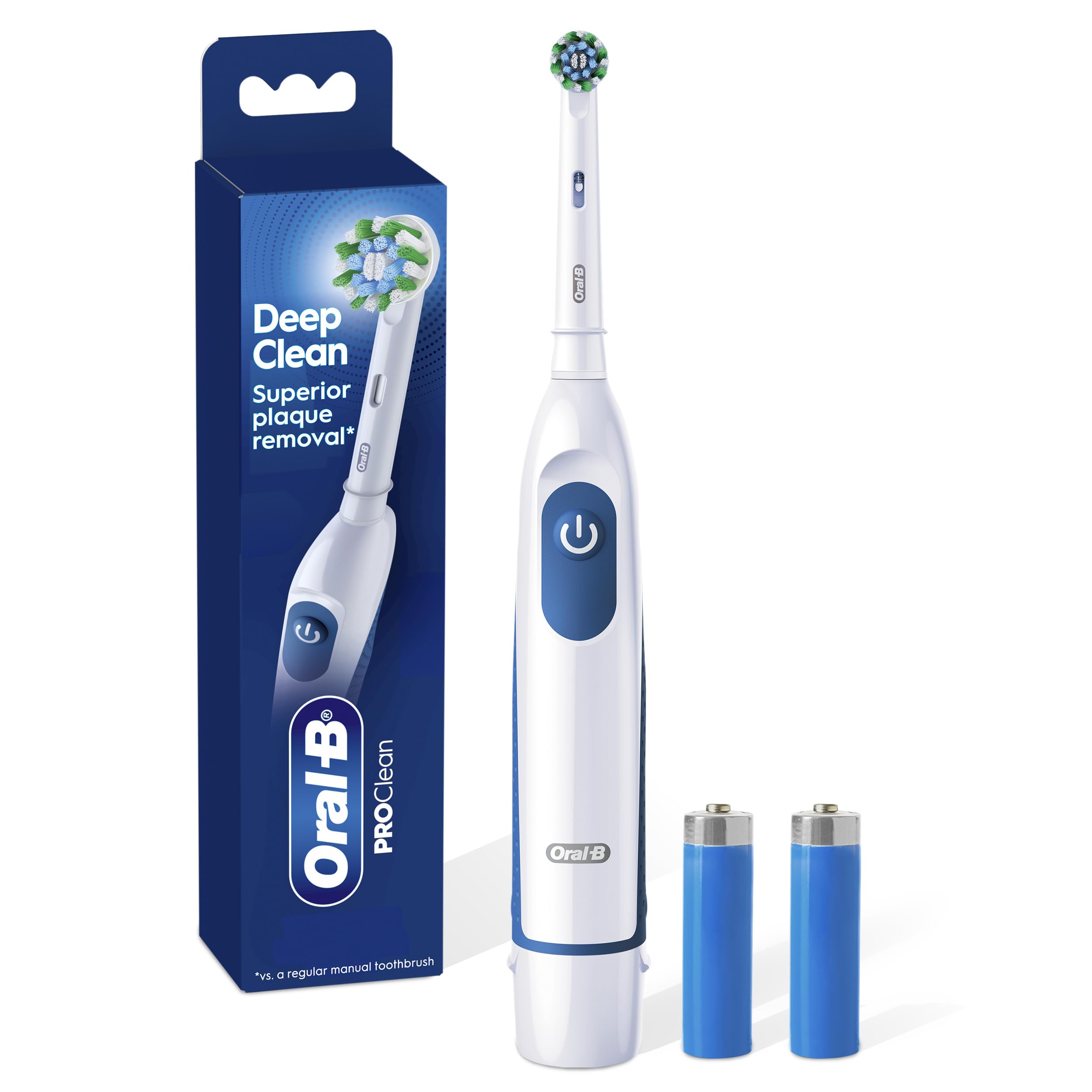 Pro 100 3D White, Battery Toothbrush, White