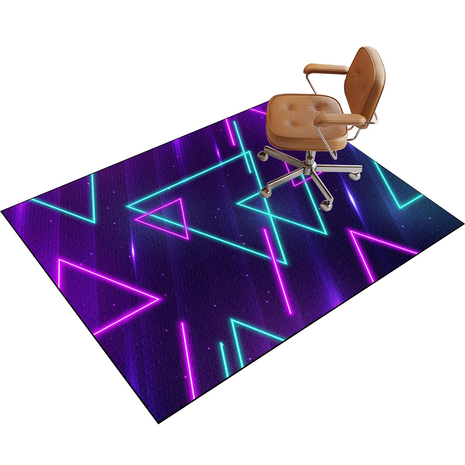 Floor Protection Mat for Hard Floors - Office Chair Mat for Hardwood & Tile Floor - Computer Gaming Rolling Chair Mat - Under Desk Low-Pile Rug - Large Anti-Slip Floor Protector for Home 160 x 200 cm