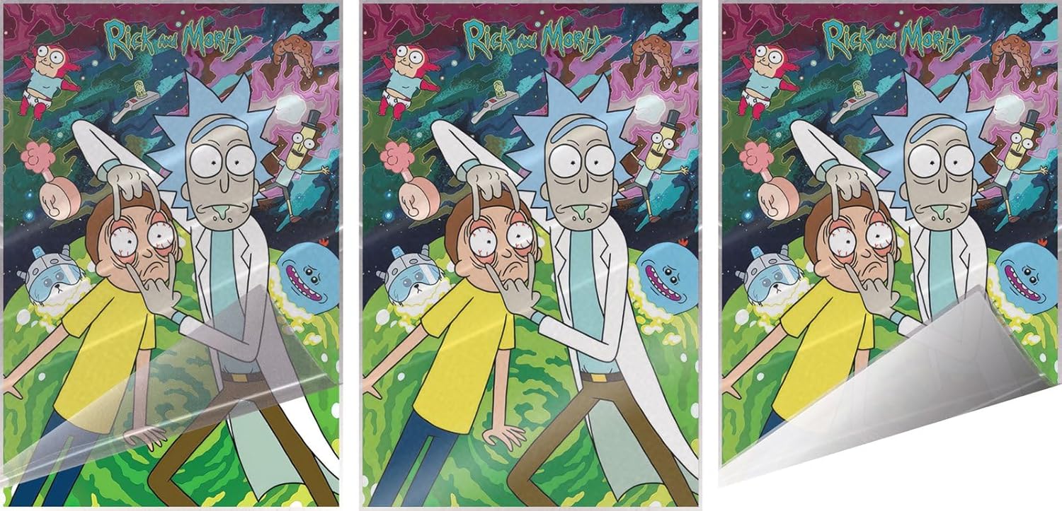 POSTER STOP ONLINE Rick and Morty - TV Show Poster (Watch! - Eyes) (Size: 24" x 36") (Laminated Poster & Strips)