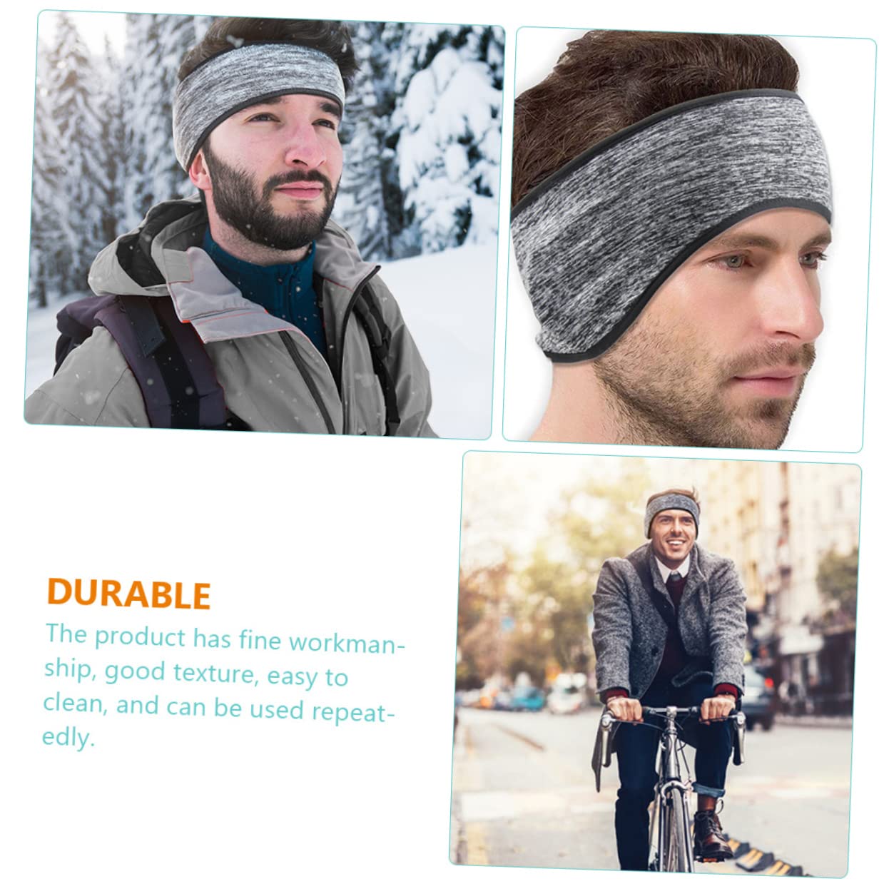 YARNOW 9piezas Muffs De Invierno Diadema Protectora para Oídos Calentador De Orejas Transpirable para Ciclismo y Ejercicio Al Aire para Viajes Climas Fríos