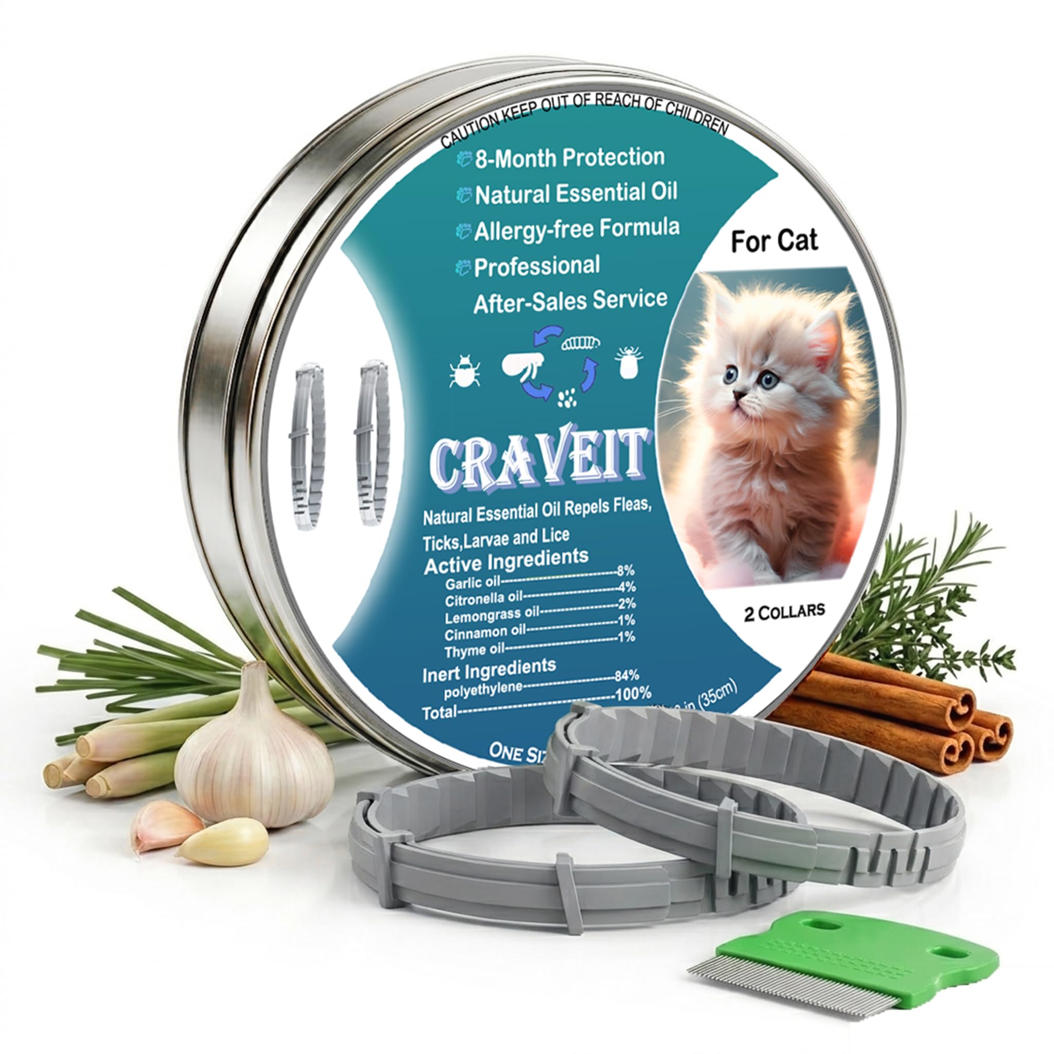 Craveit Cat Flea Collar