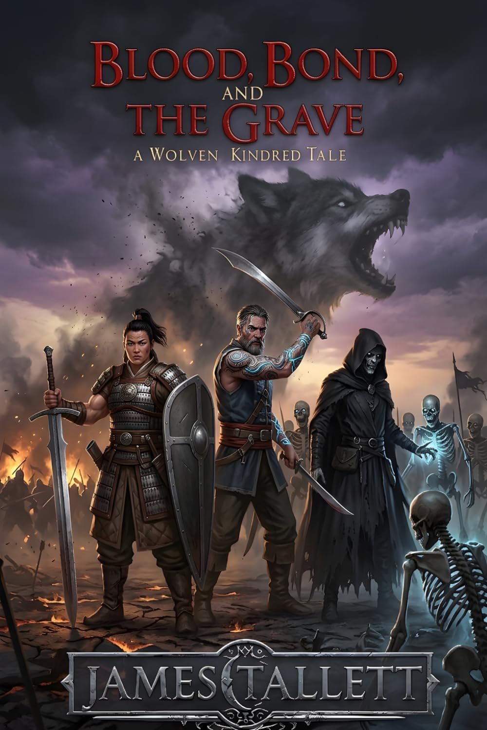 Blood, Bond, and the Grave (Wolven Kindred)