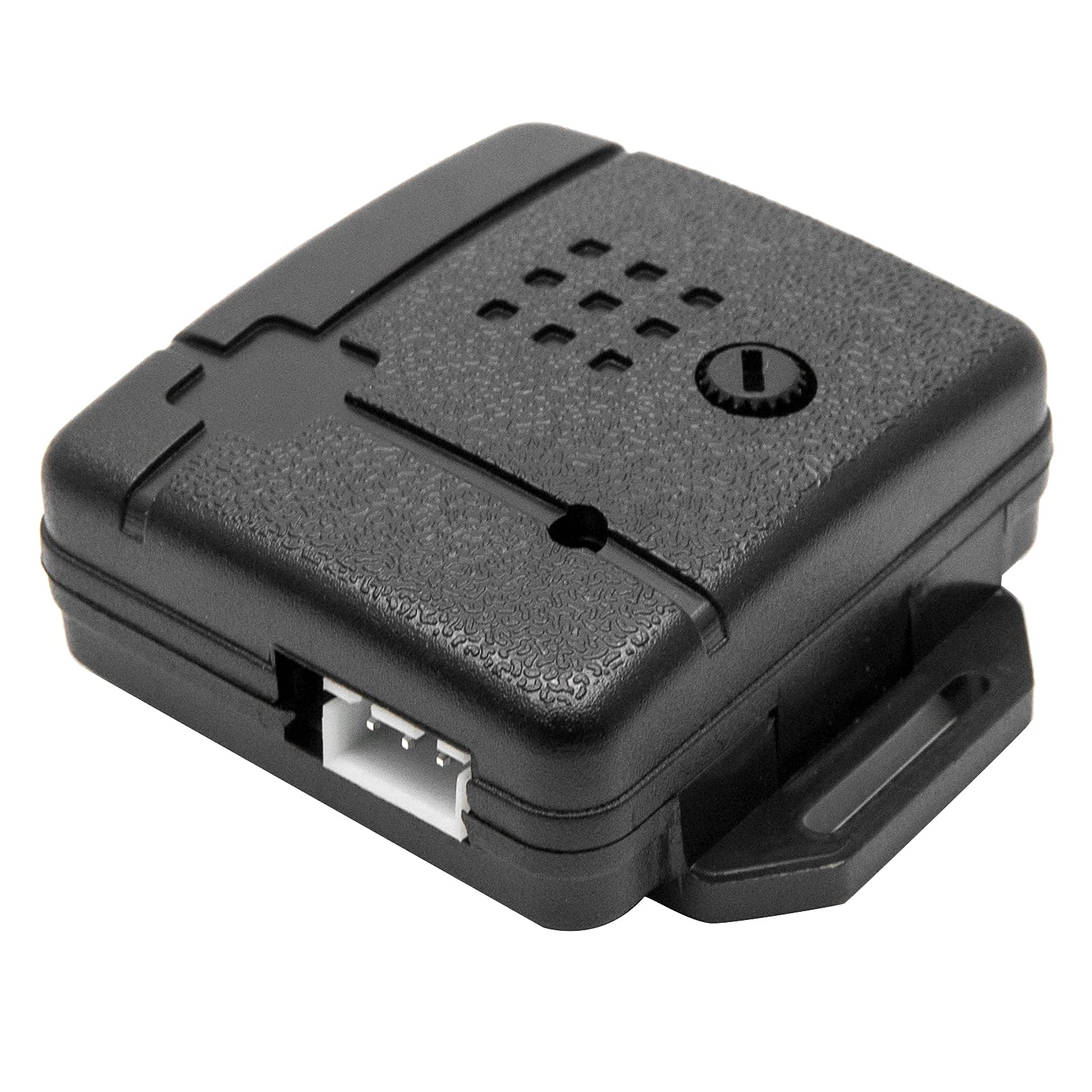 Sistema de Alarma de Coche, KACEPAR 12V Kit de protección de Seguridad antirrobo inmovilizador, Entrada sin Llave con 2 mandos a Distancia y 1 Sirena de bocina, CSD102-T220