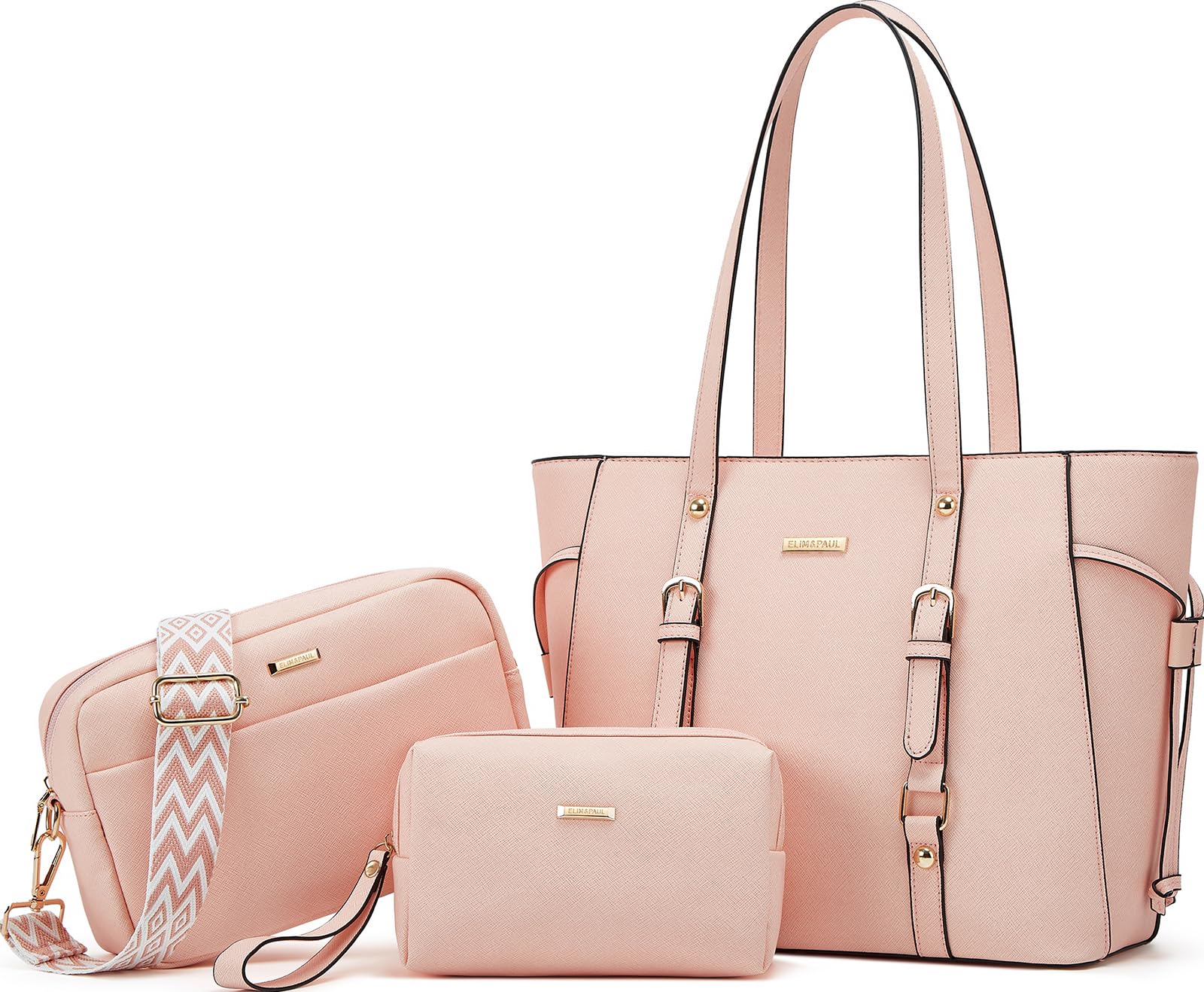 Women Fashion Handbags Tote Bag Shoulder Bags Top Handle Satchel Purse Set