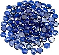 Vista 1 de American Fireglass, vidrio para hogar con vidrio para hoguera y vidrio para estufa, Azul Royal