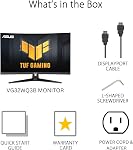 Moniteur de jeu incurvé ASUS TUF Gaming 31,5 po 1440P (VG32WQ3B) – QHD (2560 x 1440), 180Hz, 0,5ms, 1500R, Flou de mouvement extrême, FreeSync, 90% DCI-P3, Shadow Boost, DisplayWidget, Garantie de 3 ans