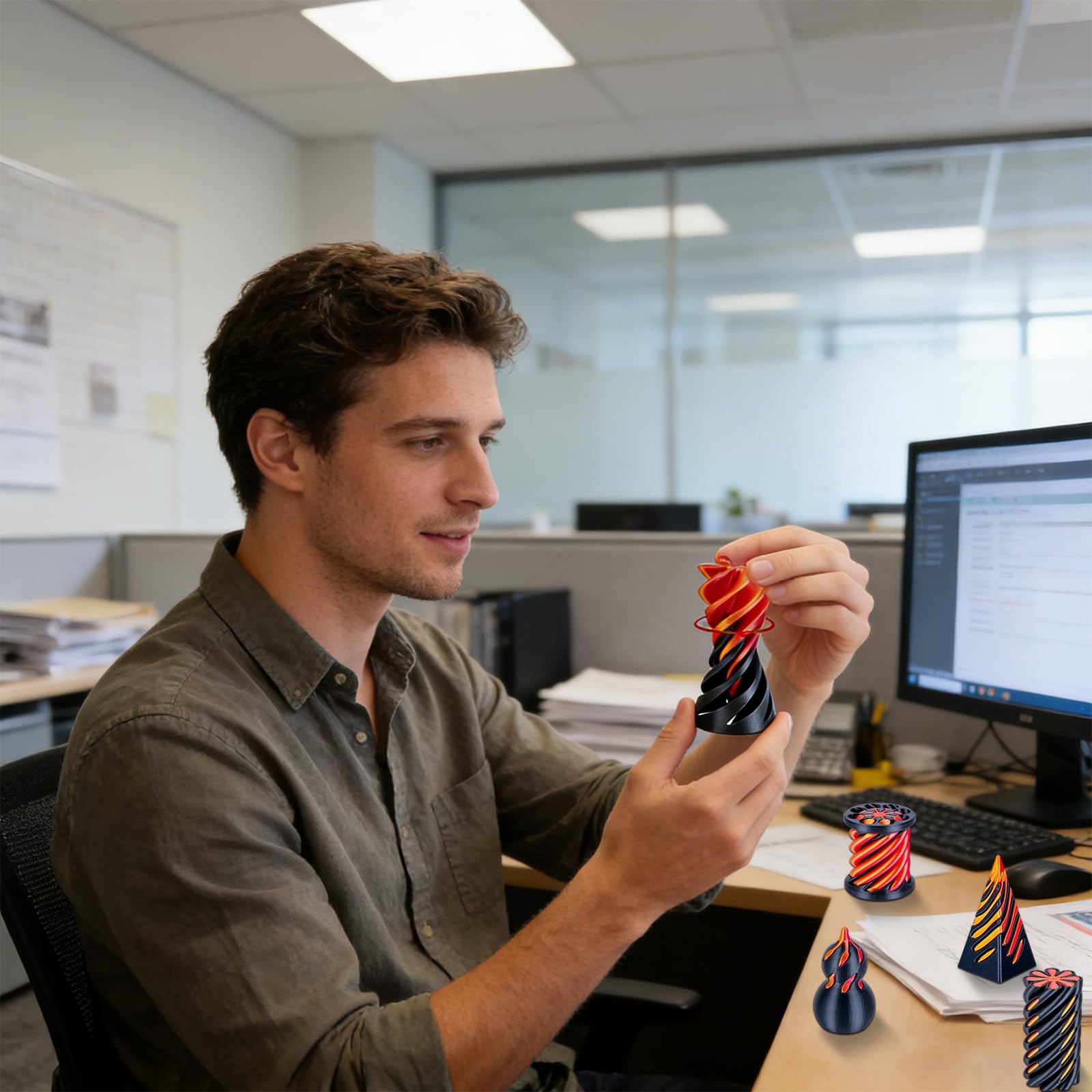 6-Pack 3D Printed Fidget Toys - Image 4